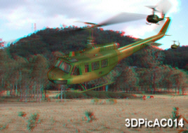 Australian Army Iroquois 3D Anaglyph 2
